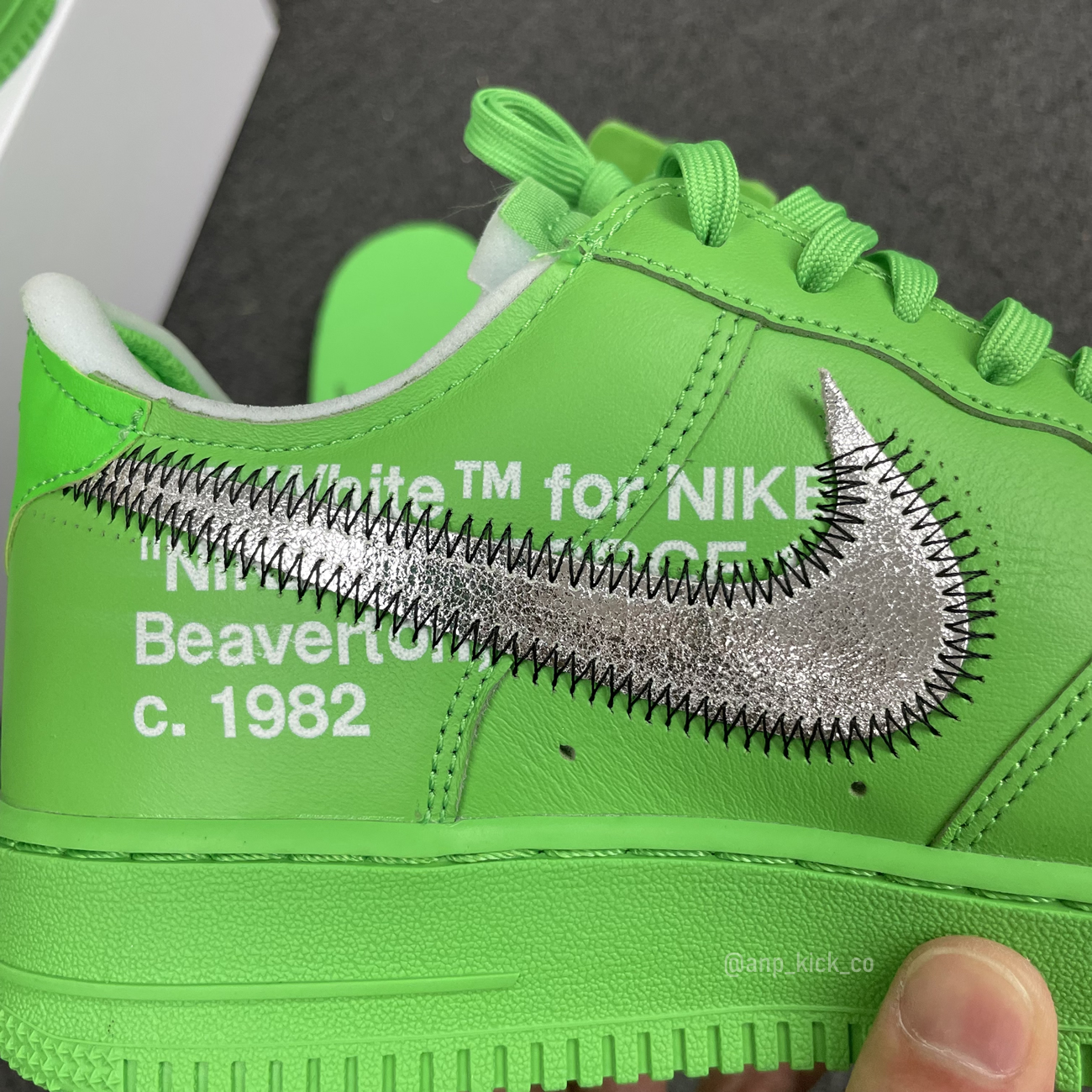 Off White Nike Air Force 1 Low Light Green (14) - newkick.org